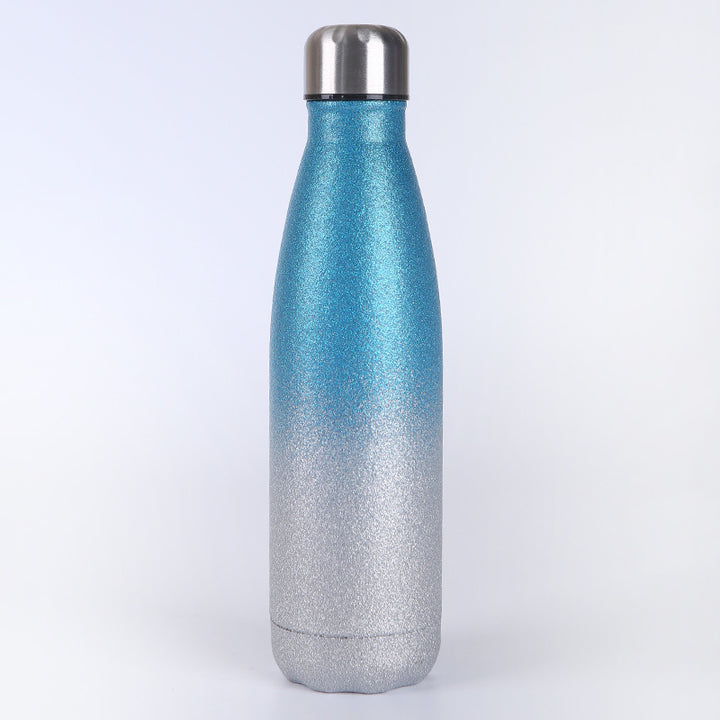 Ladies Insulated Water Bottle with Elegant Glitter Surface Bowlift