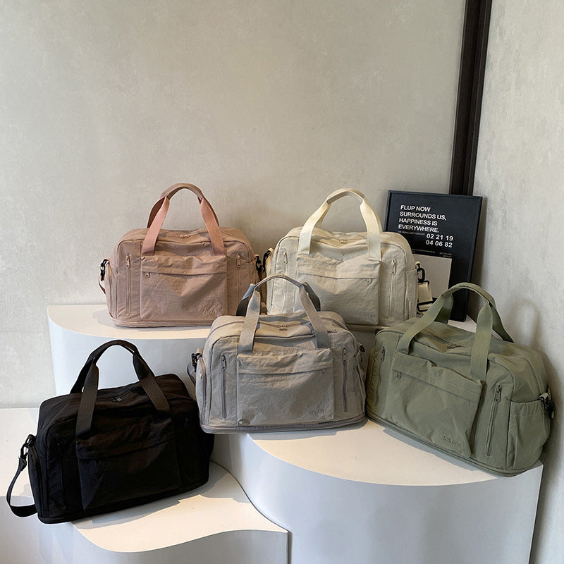 Multifunctional Travel Bag with Adjustable Shoulder Strap Bowlift
