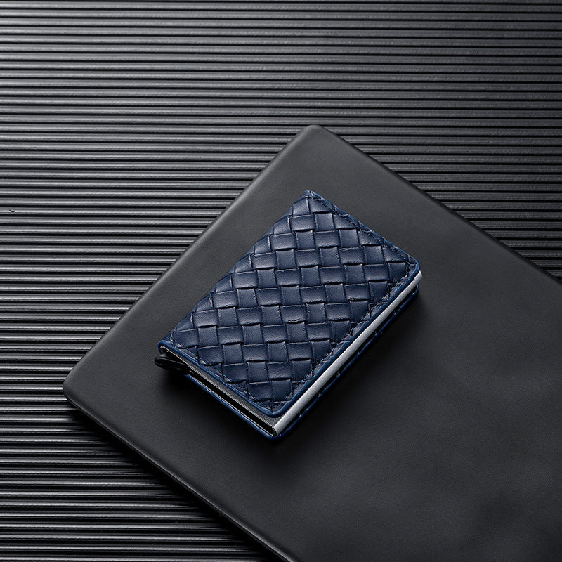 Premium Leather Business Card Holder Bowlift