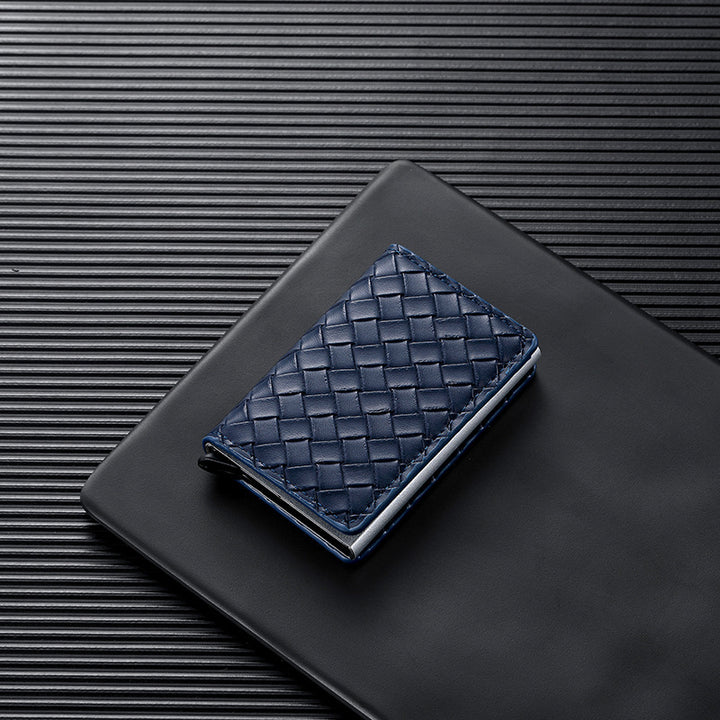 Premium Leather Business Card Holder Bowlift