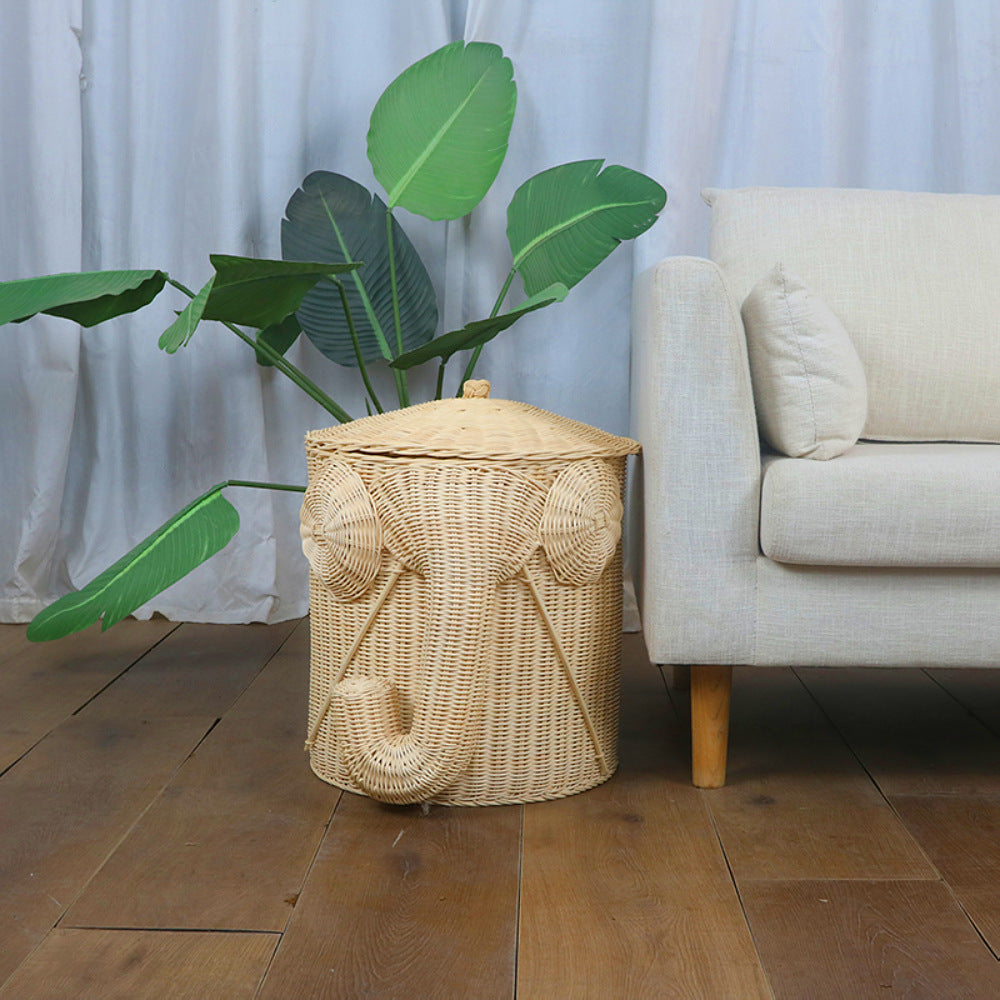 Playful laundry basket in elephant design Bowlift