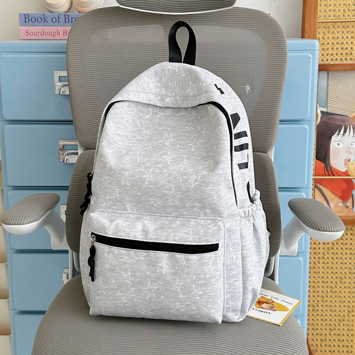 Star Print Casual Backpack