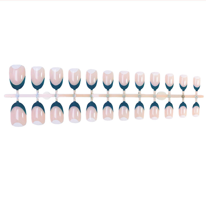 Nail art set with elegant French design Bowlift