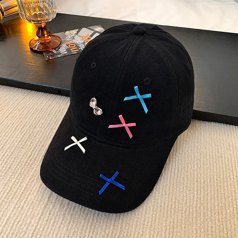 Women's Embellished Ribbon-Accent Cap Bowlift