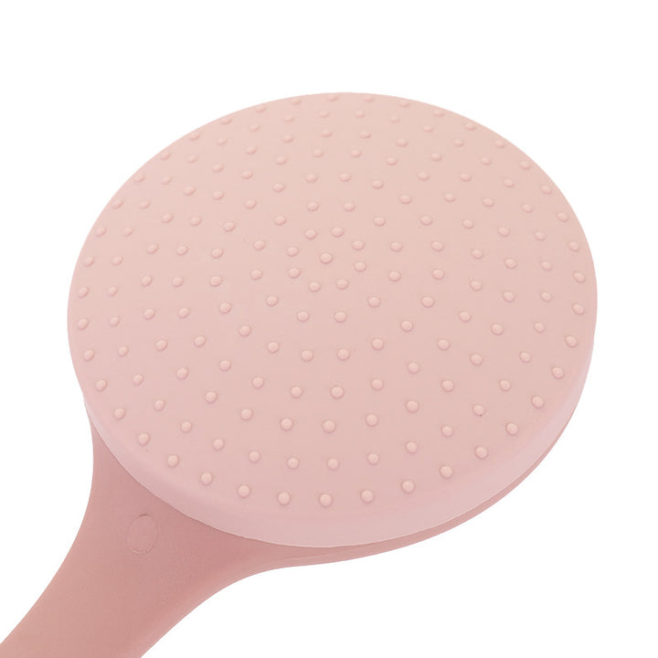 Long-Handled Silicone Exfoliating Back Brush with Soft Massage Bristles Bowlift