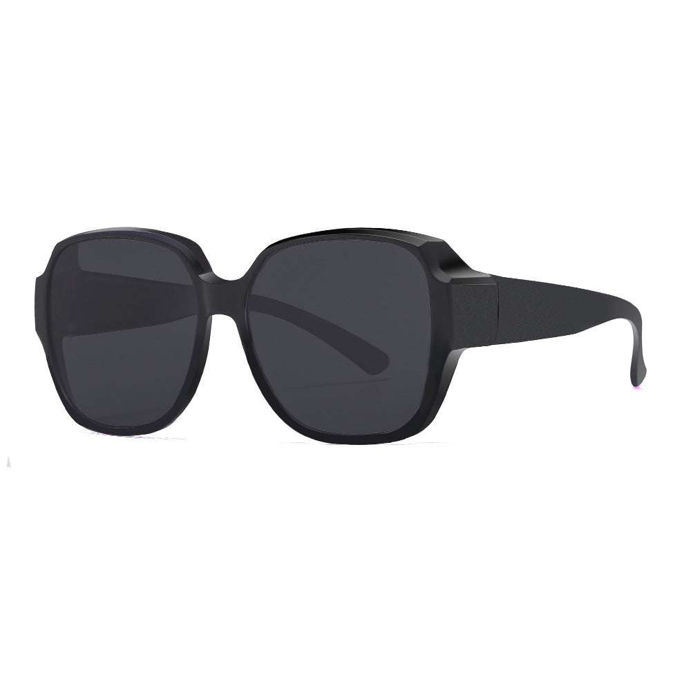 Women's Square Sunglasses with Wide Frame and UV Protection Bowlift