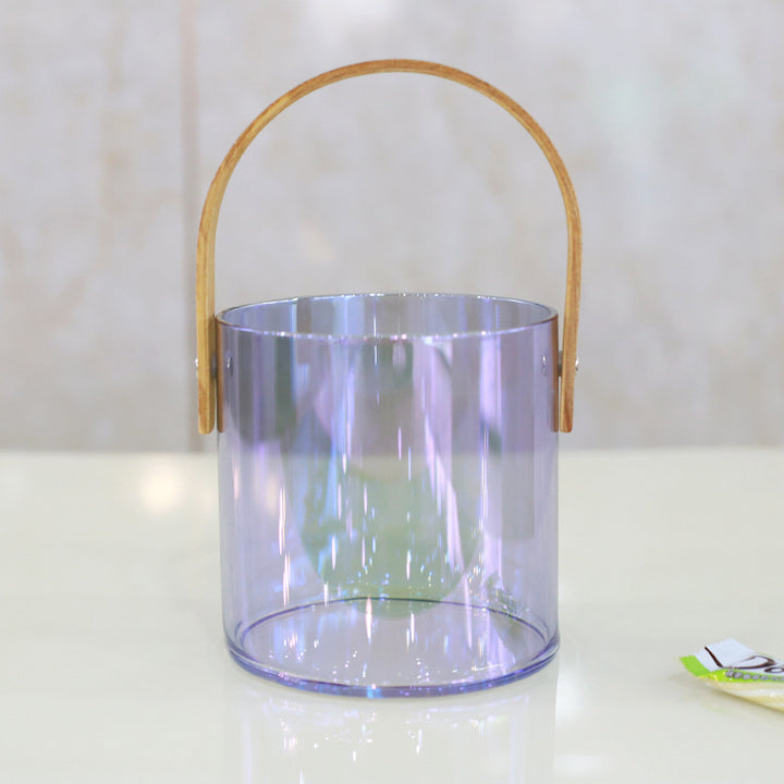 Women decorative storage bowl with ergonomic wooden handle Bowlift