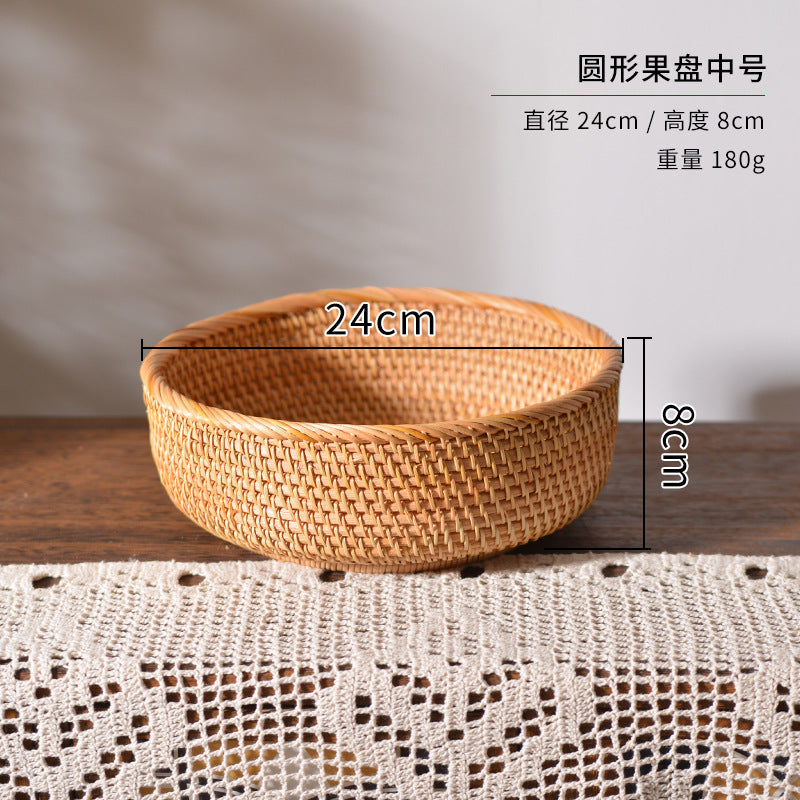 Ladies' beef decoration basket made of natural material Bowlift