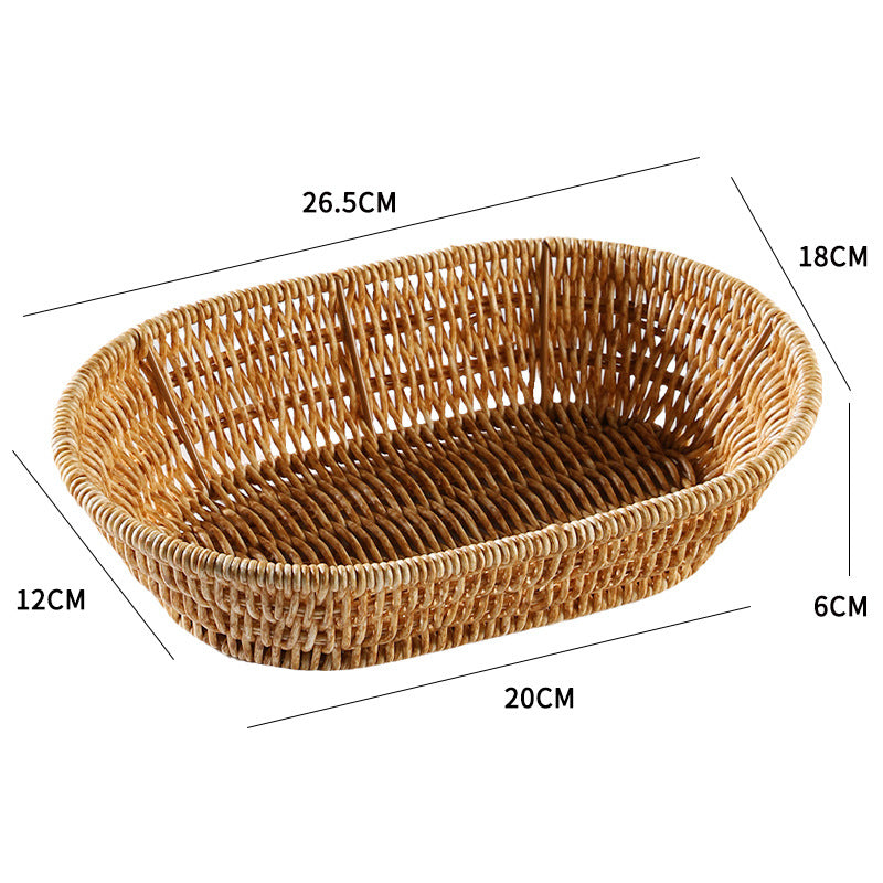 Unisex Round Bowl with Handwoven Rattan Bowlift