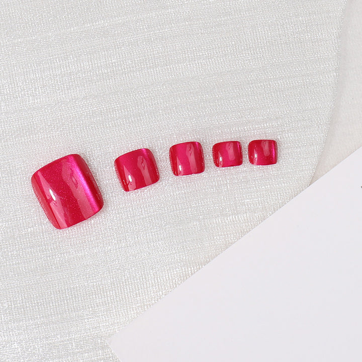Elegant Glossy Press-On Nail Set Bowlift