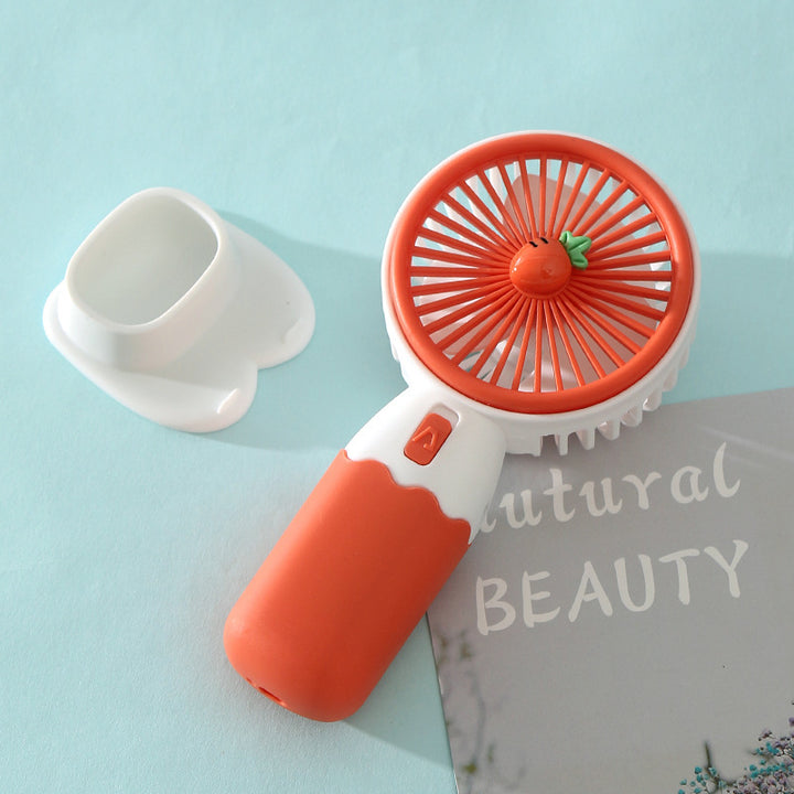 Women's portable handheld fan with flexible design Bowlift