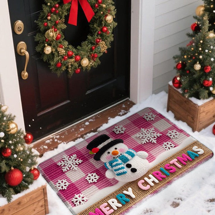 Christmas-Themed Door Mat Bowlift