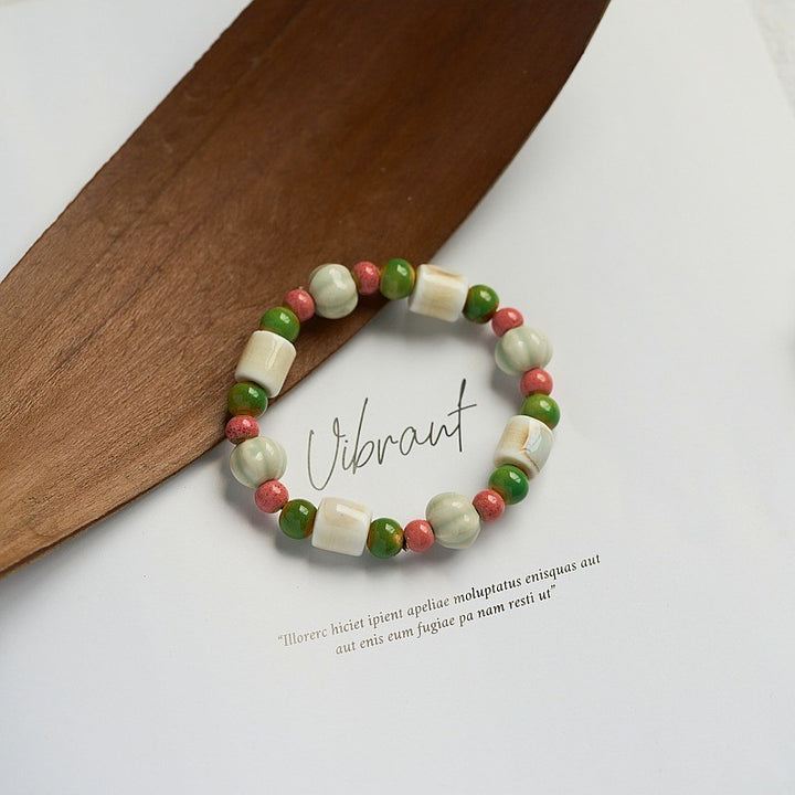 Heart-Shaped Beaded Bracelet Bowlift