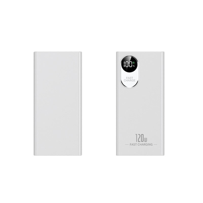Portable power bank with intelligent energy management and modern LCD display Bowlift