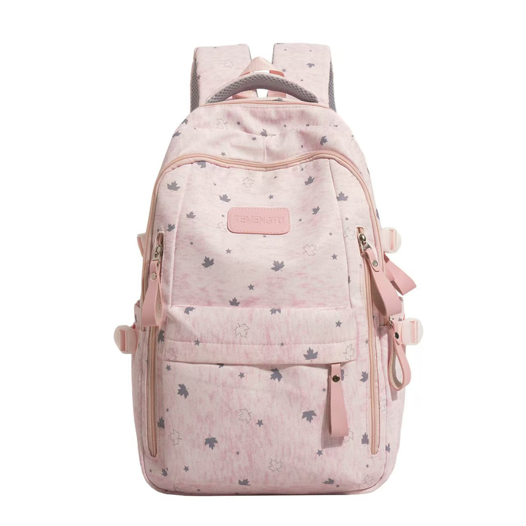 Floral Print Multi-Compartt Backpack Bowlift