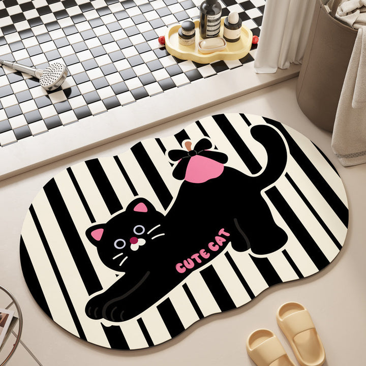 Decorative Bath Mat Bowlift
