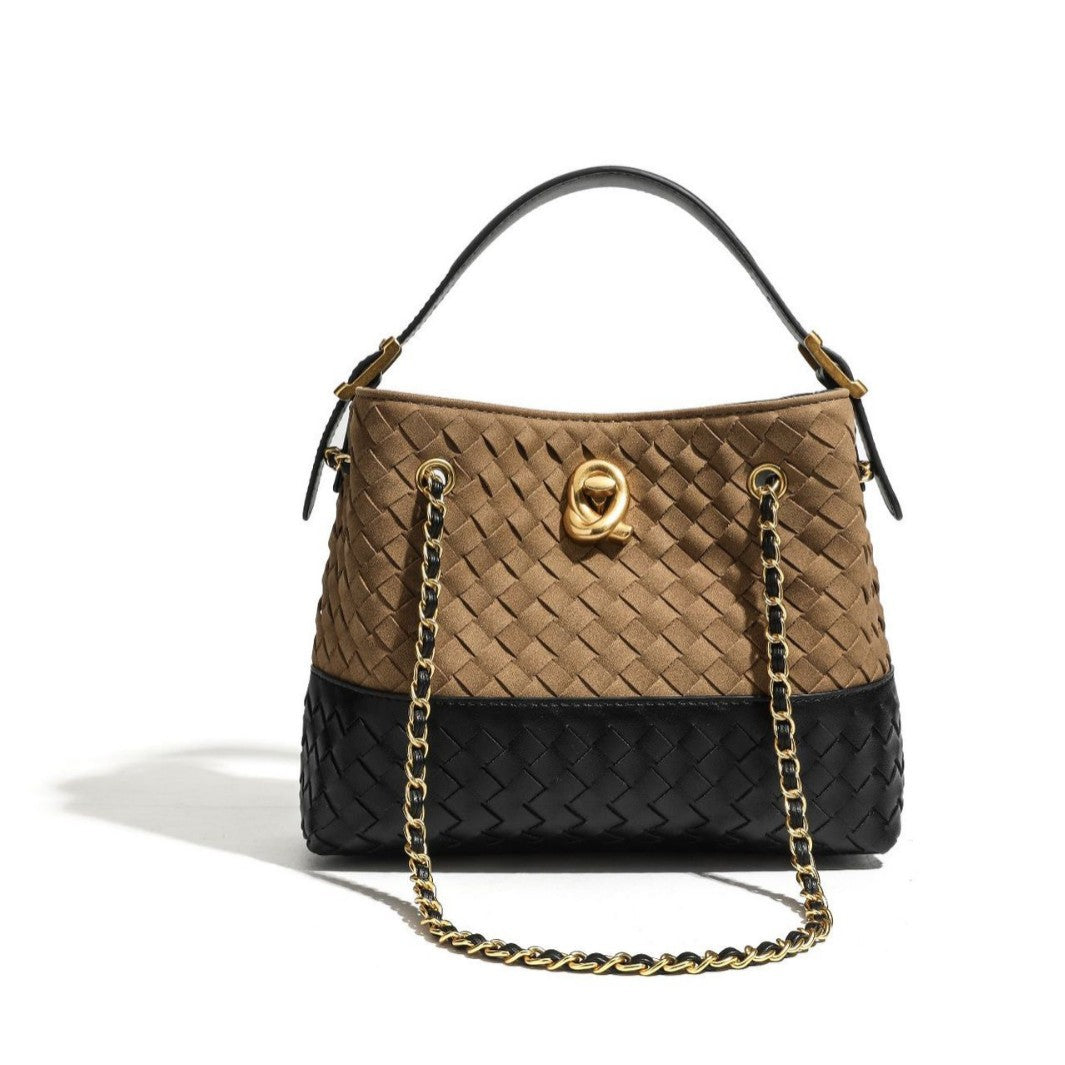 Woven Bucket Handbag Bowlift