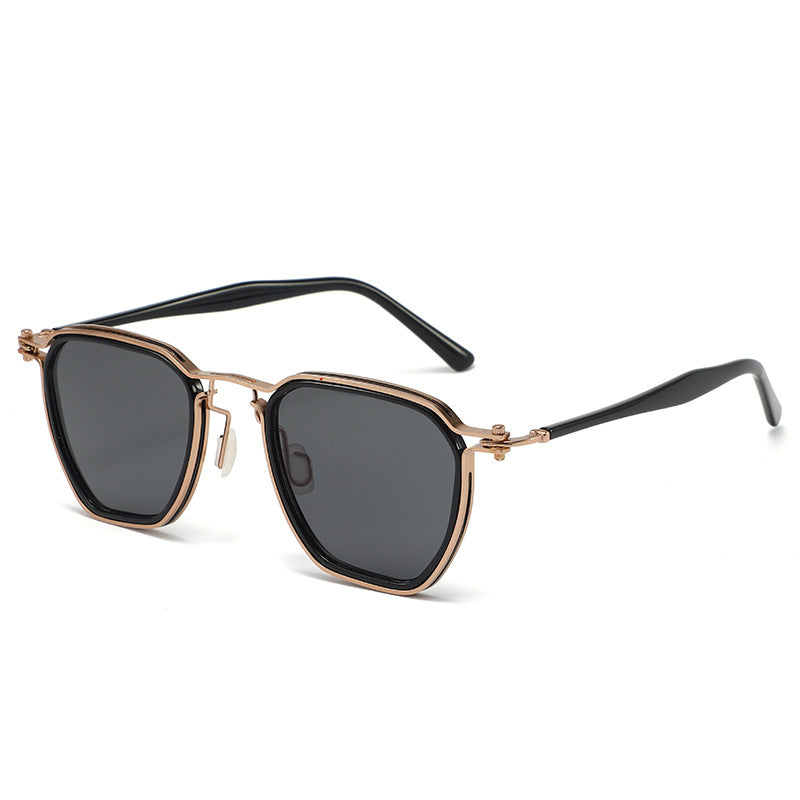 Men's Polarized Geometric Sunglasses Bowlift