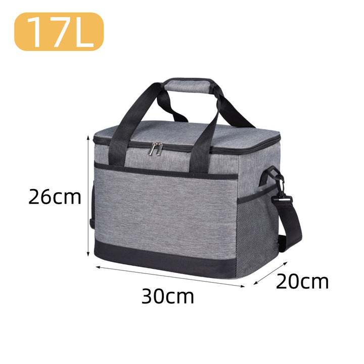 Unisex cooler bag with additional insulation compartment and practical carrying handle Bowlift