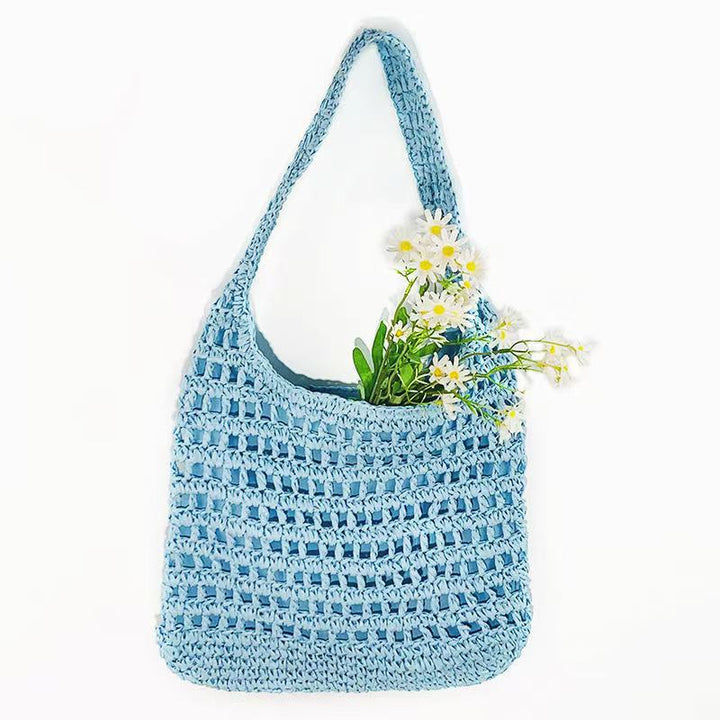 Handcrafted Large Macrame Shoulder Bag Bowlift