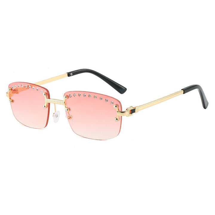 Ladies elegant sunglasses with sparkling crystal accents Bowlift