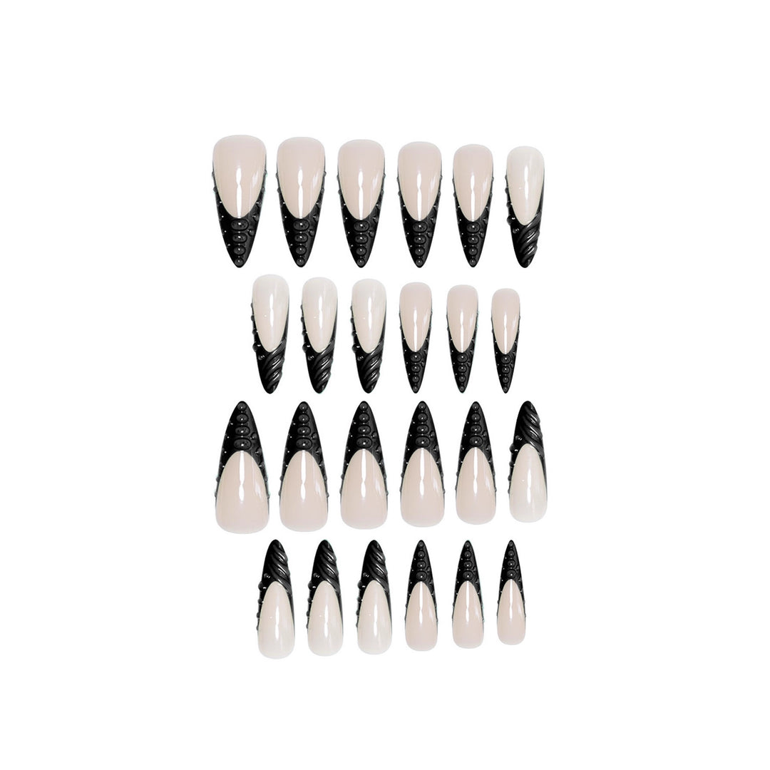 Artistic Sculpted Stiletto Nail Extensions Bowlift