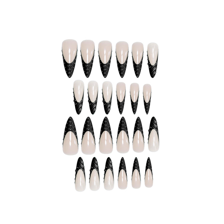Artistic Sculpted Stiletto Nail Extensions Bowlift