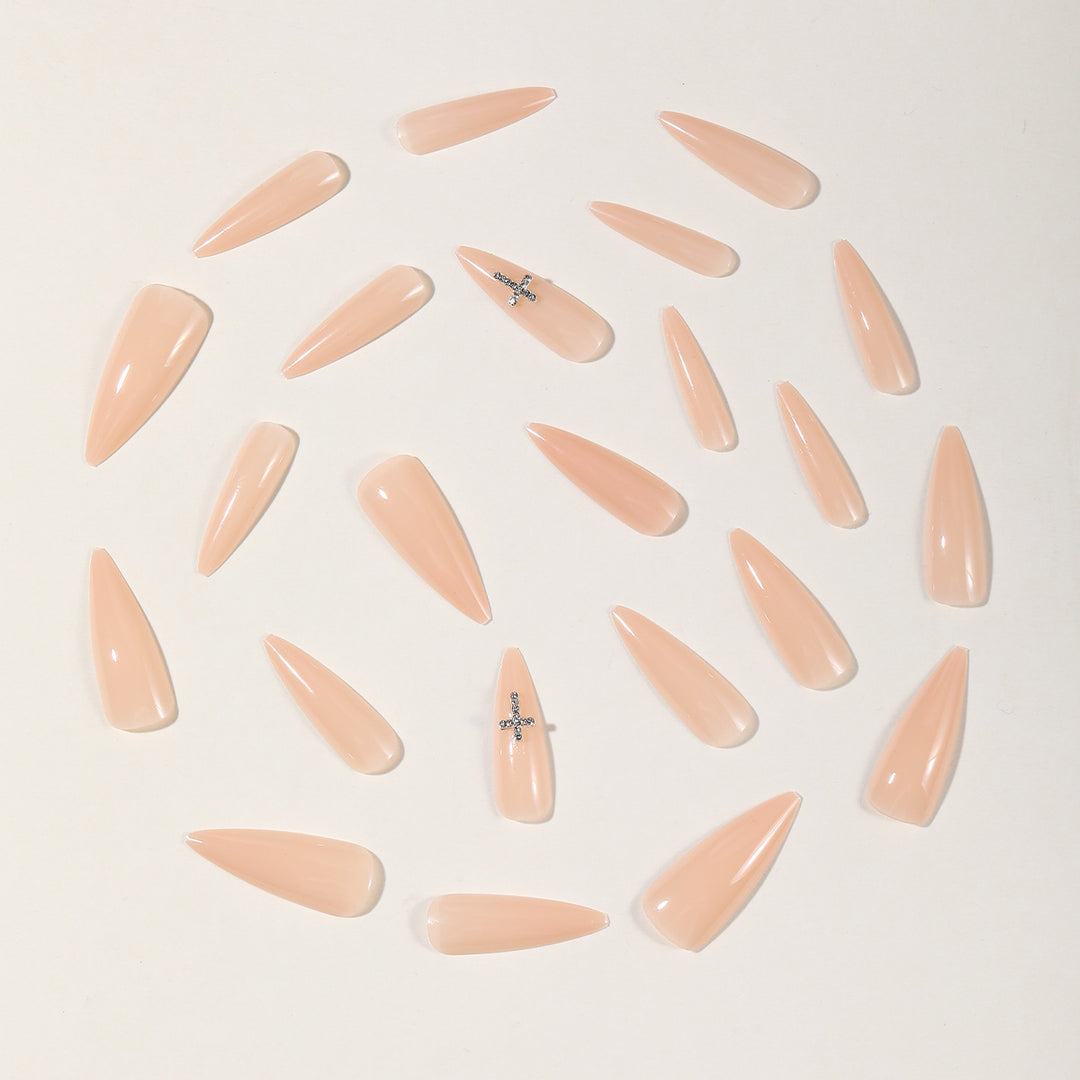 Elegant Stiletto Nail Art Extensions Bowlift