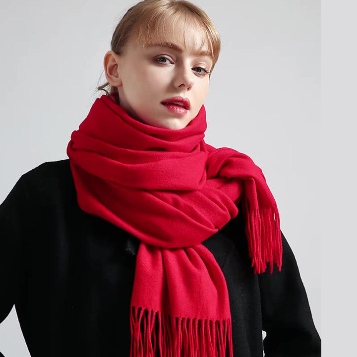 Luxurious Cashmere-Blend Throw Blanket