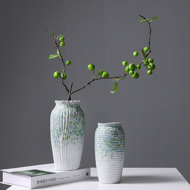 Artistic Glazed Ceramic Vase
