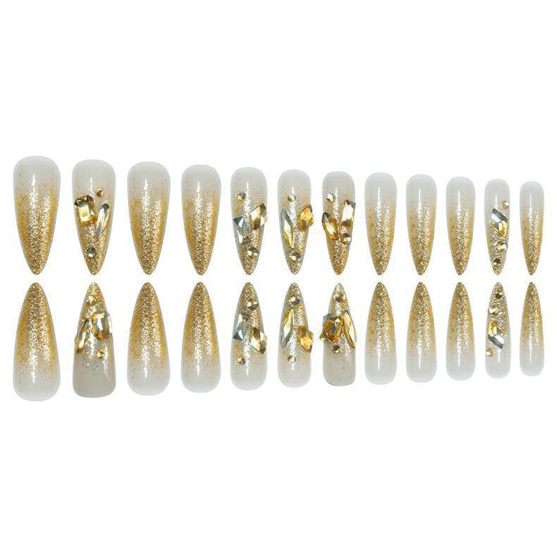 Glamorous Stiletto Press-On Nail Extensions Bowlift