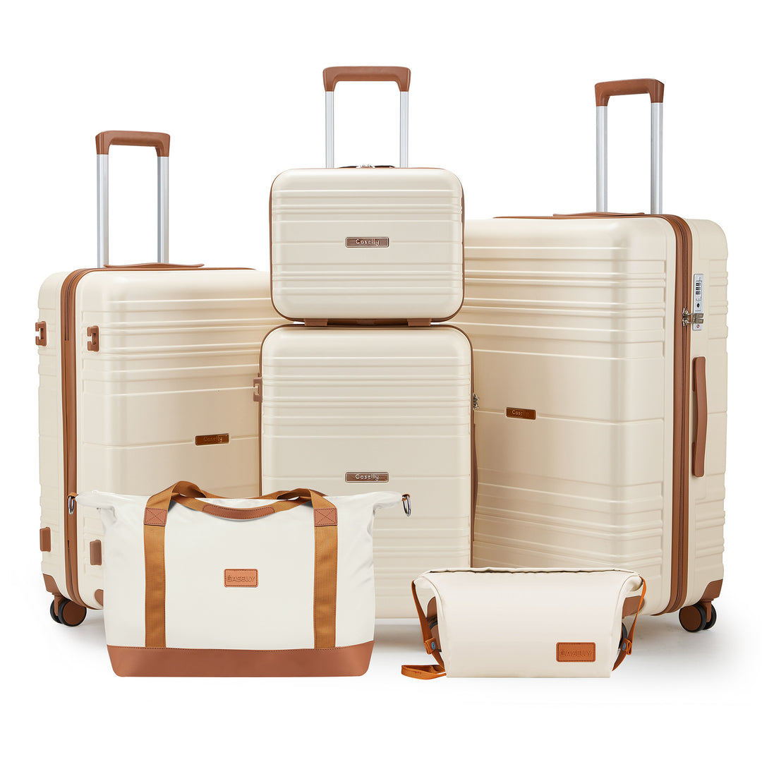 Unisex Versatile Expandable Hard Shell Travel Luggage Set Bowlift