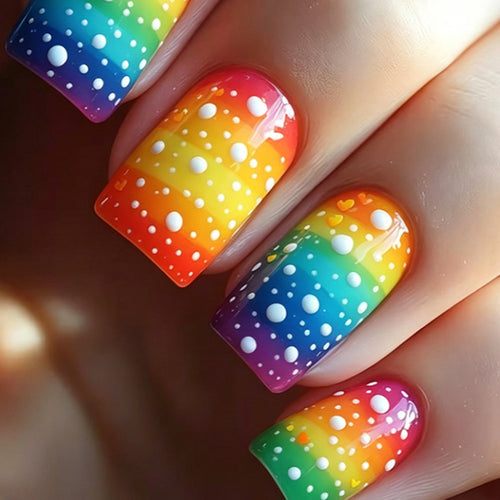 Ombre Dot Pattern Nail Art Set Bowlift