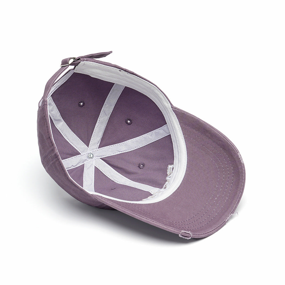 Women's Casual and Stylish Destroyed Baseball Cap Bowlift