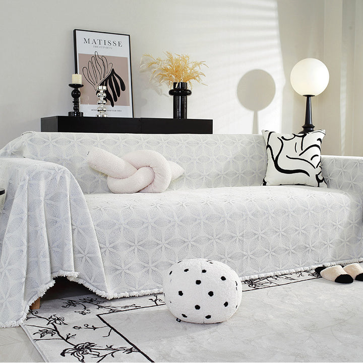 Textured Decorative Sofa Throw Cover