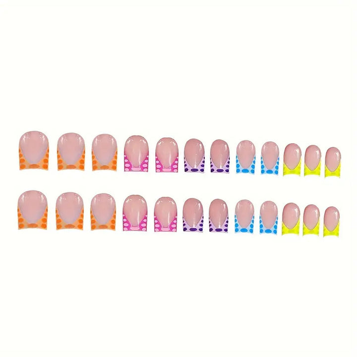 Trendy Decorative Press-On Nail Art Bowlift