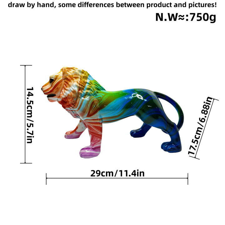 Artistically designed lion figure Bowlift