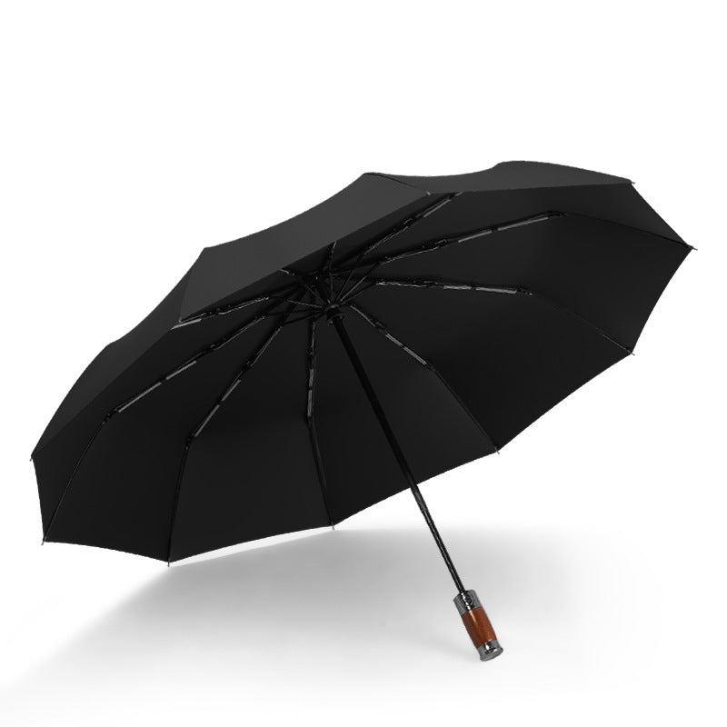 Women Folding Umbrella with Ergonomic Handle Bowlift