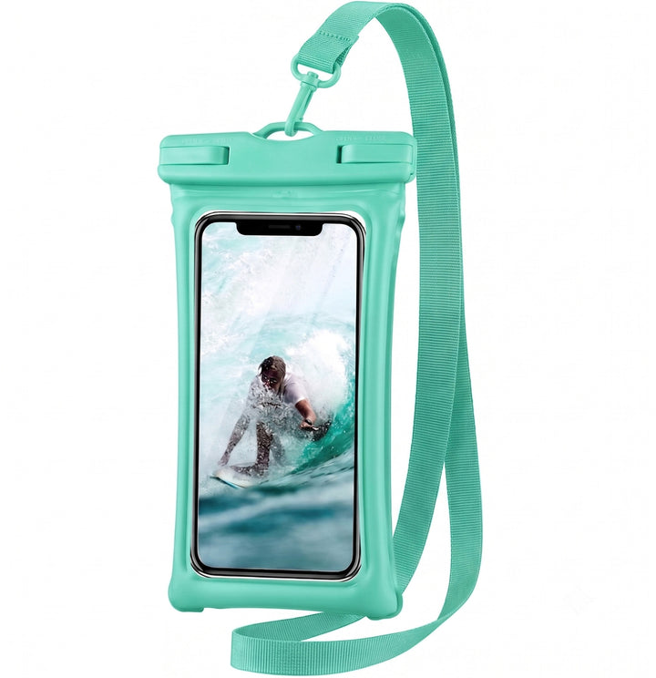 Waterproof smartphone holder with carrying strap Bowlift
