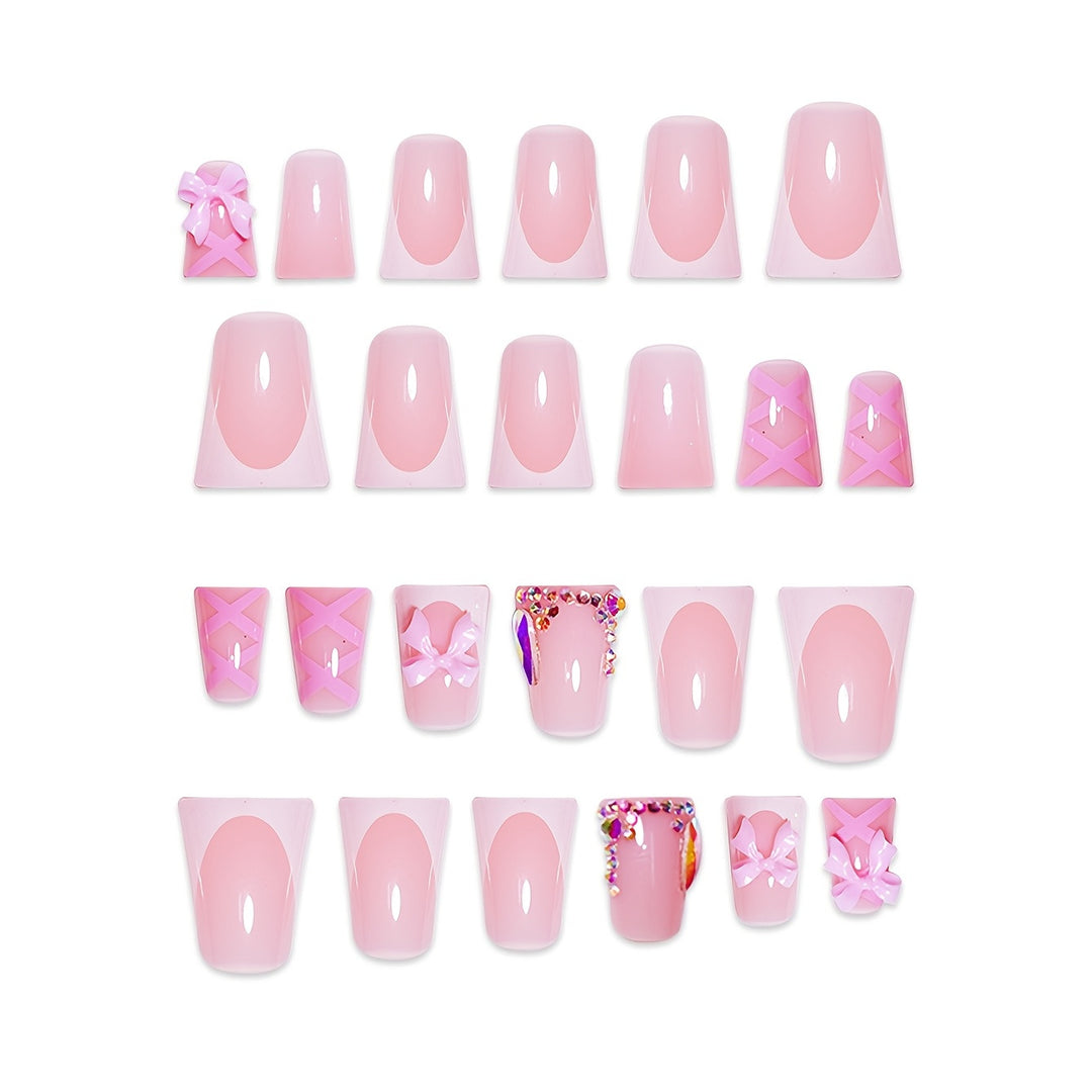 Decorative Press-On Nail Art Set Bowlift