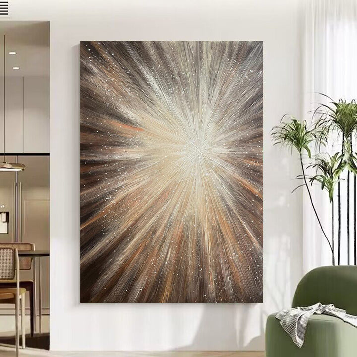 Abstract Burst Canvas Artwork