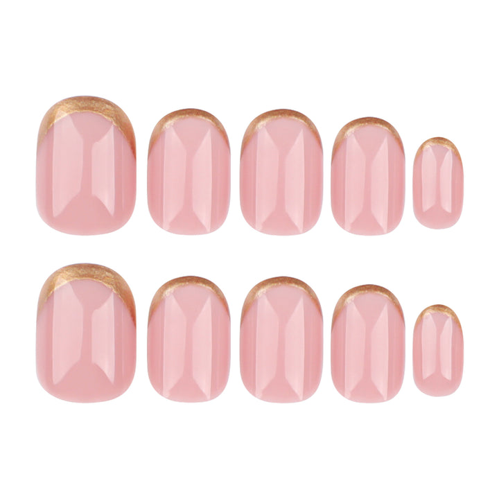 Elegant Nail Art in Modern French Tip Style Bowlift