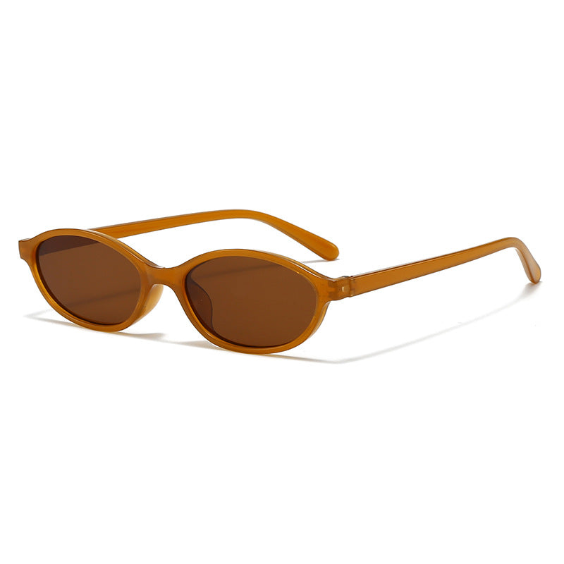 Retro Oval Frame Eyewear