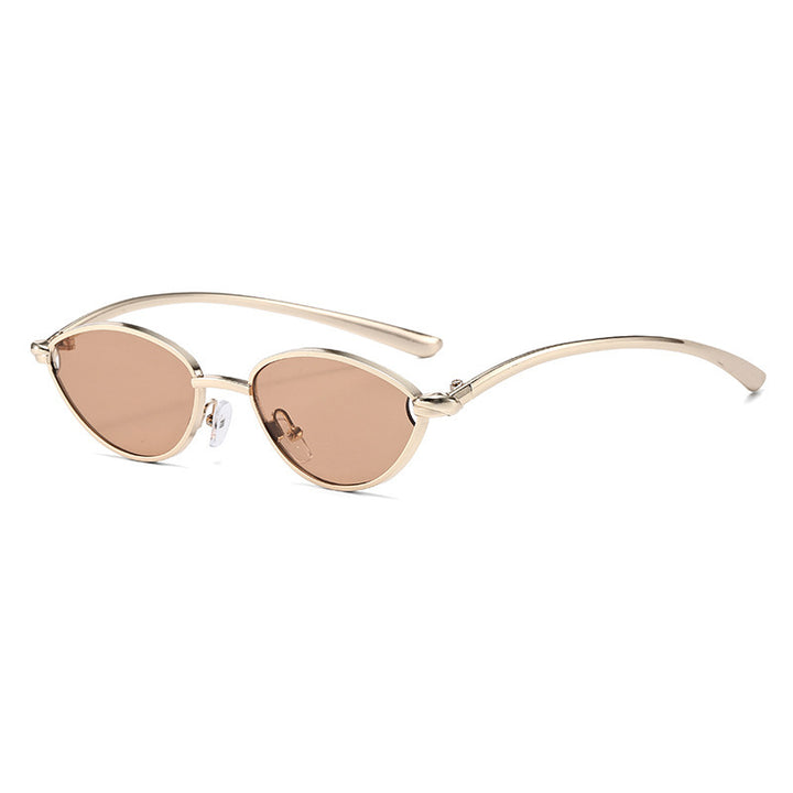 Women's designer sunglasses with elegant metal frame and protective lenses Bowlift