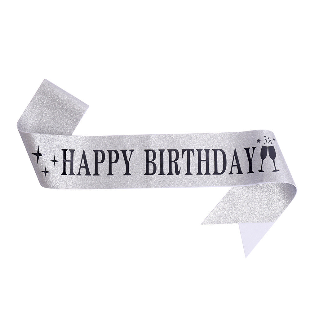 Women Funkenkrone with "Happy Birthday" lettering Bowlift