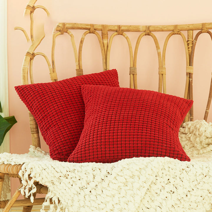 Textured Square Decorative Pillow