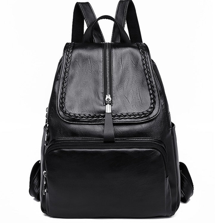 WoStylish Leather Backpack Bowlift