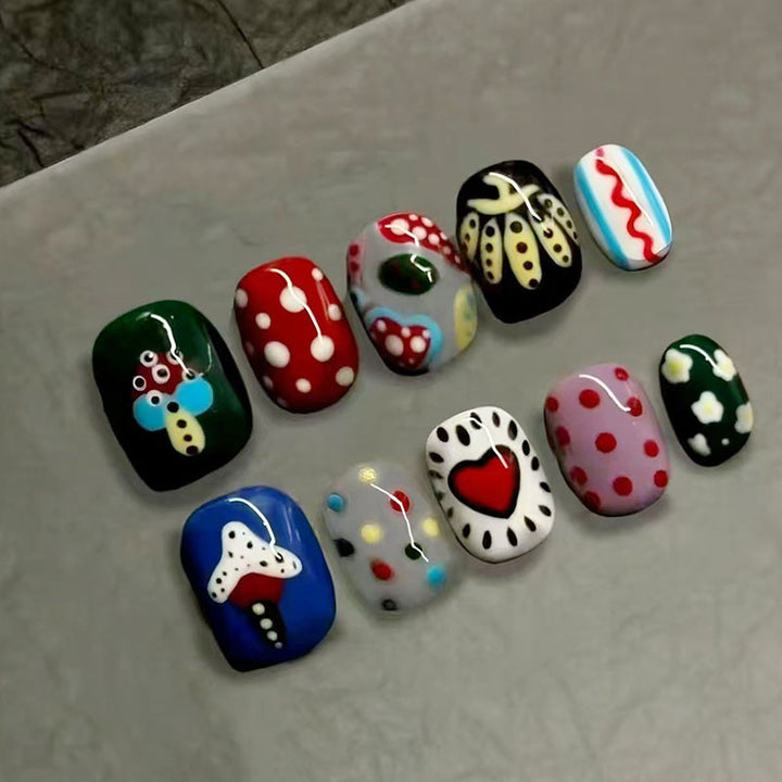 Playful Artistic Nail Art Design Set Bowlift