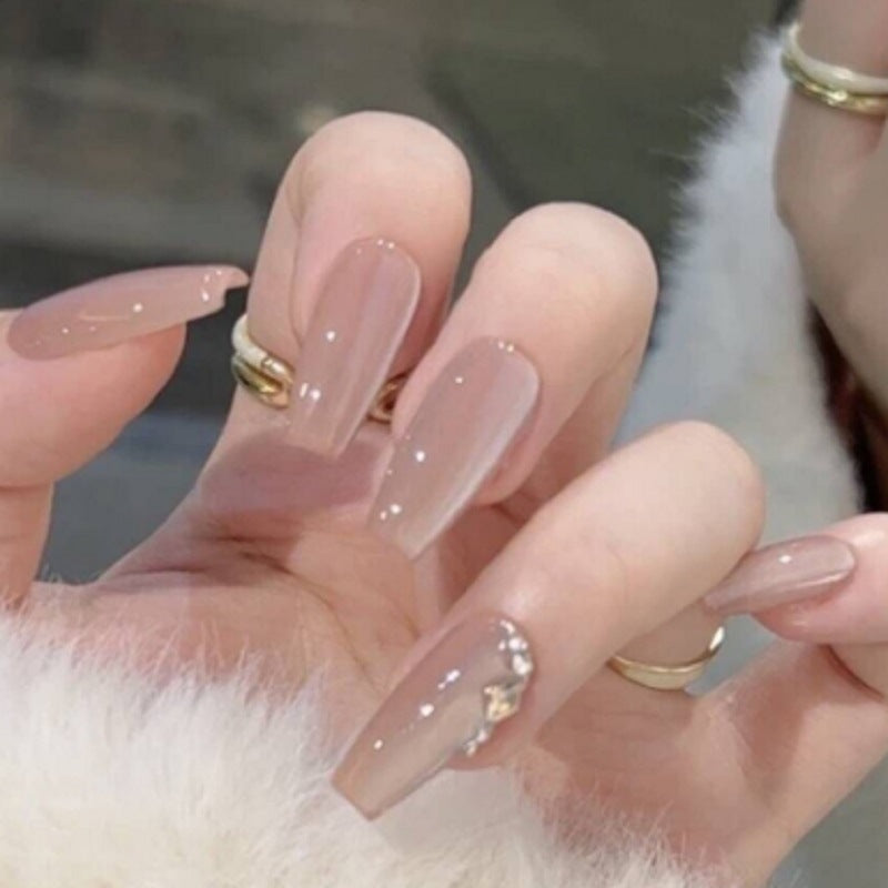 Elegant Sculpted Press-On Nails Bowlift