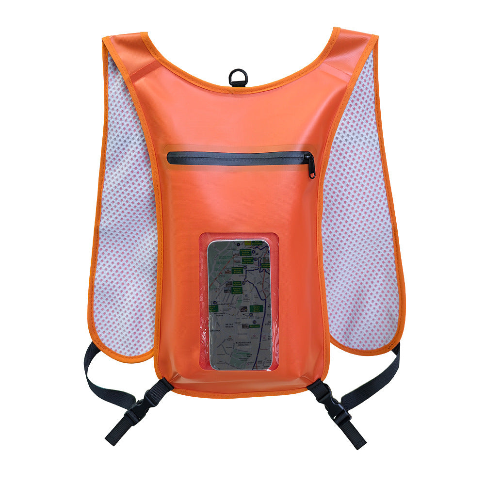 Waterproof Smartphone Backpack with Transparent Front Pocket Bowlift